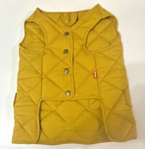 Reddy Quilted Yellow Dog Vest Coat Warm Polyester Size XL MPN 3147016